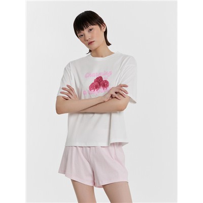 КОМПЛЕКТ ЖЕНСКИЙ (ДЖЕМПЕР, ШОРТЫ) 592591