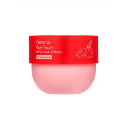 FARMSTAY - КРЕМ ДЛЯ ЛИЦА МНОГОФУНКЦИОНАЛЬНЫЙ С ЭКСТРАКТОМ ПЕРСИКА REAL PEACH ALL-IN-ONE CREAM, 300 ML
