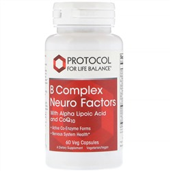Protocol for Life Balance, B Complex Neuro Factors, 60 Veg Capsules