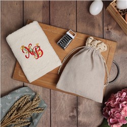 Набор подарочный Easter evening: полотенце 30×60 см, тёрка 7.7×3.7 см