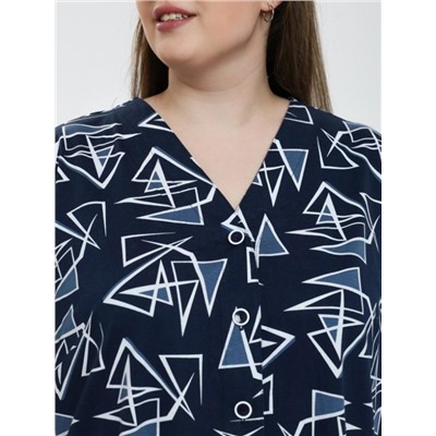 Рубашка "Виктория" абстракция