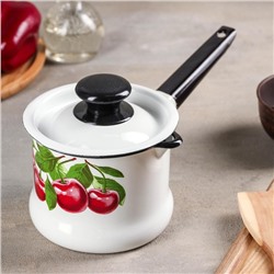 УЦЕНКА Ковш 1 л «Вишневый сад» (белый)