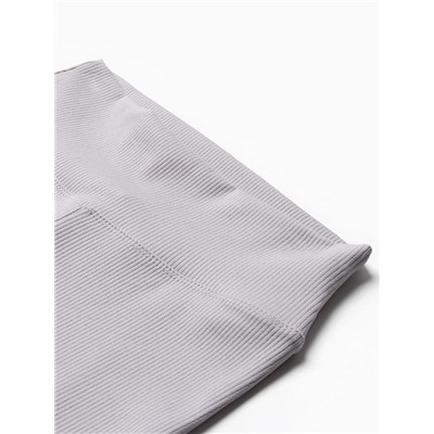 Костюм женский (топ, велосипедки) MINAKU, светло-серый, размер 48