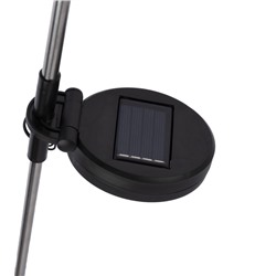 Садовый светильник «Ветерок», уличный, на солнечной батарее, 66 см, 1 LED, свечение мульти