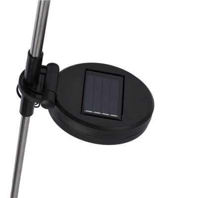 Садовый светильник «Ветерок», уличный, на солнечной батарее, 66 см, 1 LED, свечение мульти