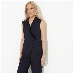 Жилет приталенного силуэта, Добавьте красок (blue)