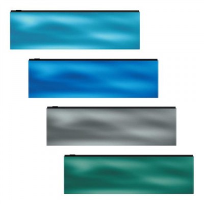 Папка на гибкой молнии 230х70 мм ZIP Glossy Ice Metallic ассорти 54984 ErichKrause
