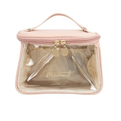 519324 Kristaller Косметичка женская Elegant suitcase, пыльная роза