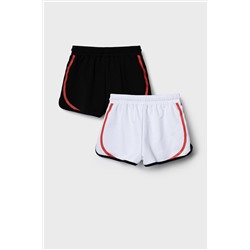 Шорты трикотажные для девочек, 2 шт в комплекте PLAYTODAY, 1240660