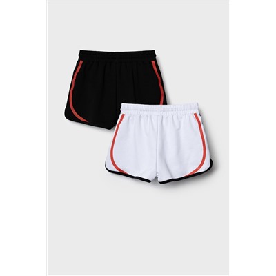Шорты трикотажные для девочек, 2 шт в комплекте PLAYTODAY, 1240660