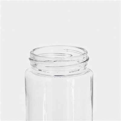 Бутылка для воды «Кит», 500 мл, h=23.5 см, с ручкой, в чехле, стекло, рисунок МИКС