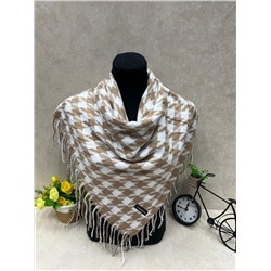 Платок в клетку из кашемира, мультицвет