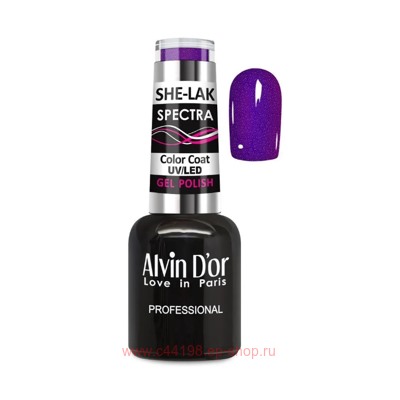 Alvin D`or Лак для ногтей  She-lak Spectra тон 6715 фиолетовая спектра 12 мл
