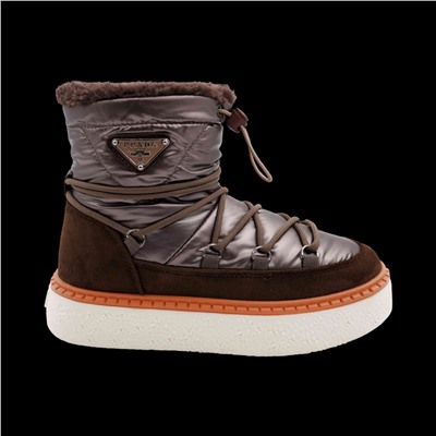 Дутики Р187 коричневые