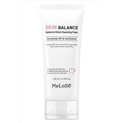 MeLoSo Очищающая пенка для лица с церамидами и пантенолом / Skin Balance Hyaluron Moist Cleansing Foam, 130 мл KRISTALLER, 1112002