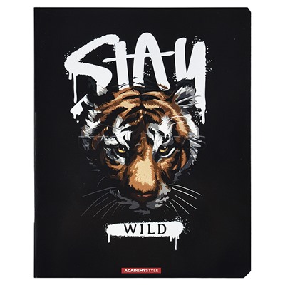 Тетрадь 96л. клетка "Большие кошки"