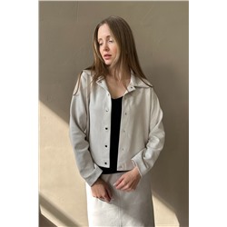 Жакет эко-замша  BASE101/01/Бежевый