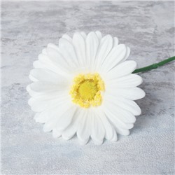 Цветок искусственный Гербера 30 см БЕЛЫЙ / CG-30 /уп 1200/724393