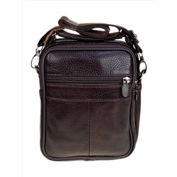 Сумка мужская из натуральной кожи, цвет коричневый