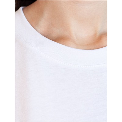 Футболка с принтом свободная из премиального 100% хлопка