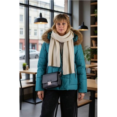 Демисезонная куртка, арт. 2878, Евро-зима (Бирюзовый)