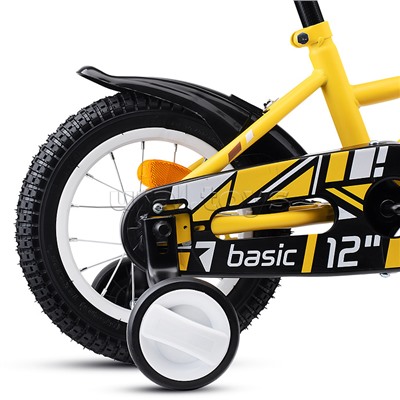Велосипед 12" Rocket Basic, цвет желтый