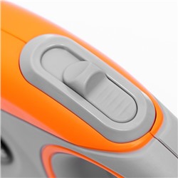 Рулетка DIIL, 8 м, до 50 кг, лента, прорезиненная ручка, оранжевая с серым