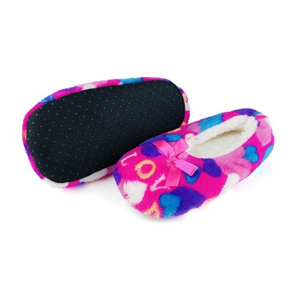 Тапочки детские надпись LOVE размер 17-19