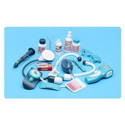 Набор доктор, 16 предметов, на батарейках, в коробке