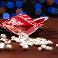 Пакет подарочный новогодний «Варежки», с zip - lock застежкой 20×15 см