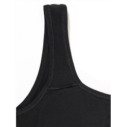 4409-02 Топ с поролоном черный (BAYKAR)