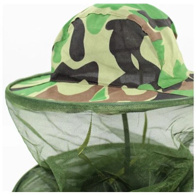 Панама противомоскитная, с полиэфирной сеткой - накомарником
