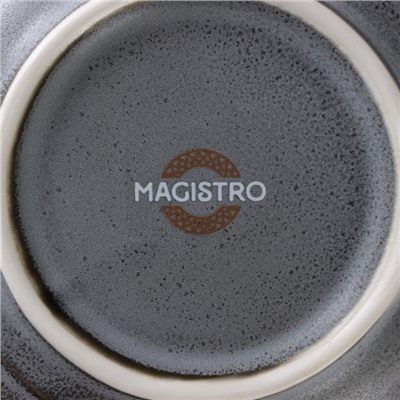 Салатник Magistro Urban, 260 мл, d=12 см, фарфор, серый