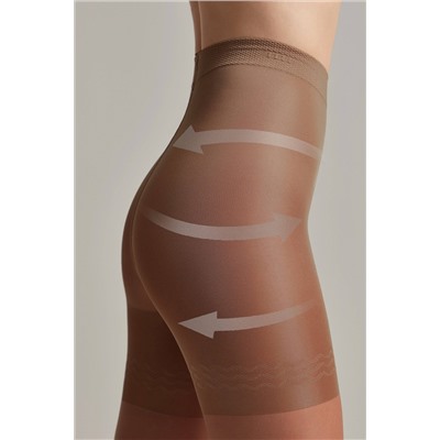 CONTE CONTROL 20 Колготки женские с утягивающими удлиненными шортиками CONTE ELEGANT, 1236368