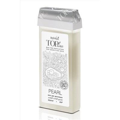 ItalWax Гибридный тёплый воск для депиляции в картридже / Top Line, Жемчуг, 100 мл KRISTALLER, 1134965