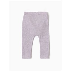 Легинсы Крошка Я Melange, рост 92-98, сиреневый