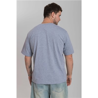 Футболка из кулирки с коротким рукавом и V-образной горловиной М125119с