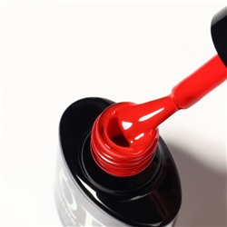 Гель лак для ногтей, однотонный, трехфазный, 8 мл, LED/UV, красный (130)