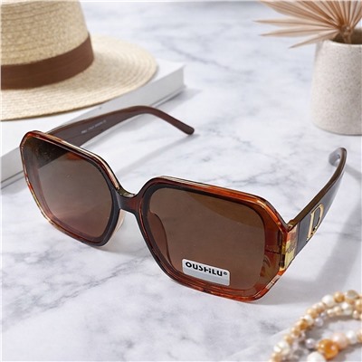 Солнцезащитные женские очки квадратные градиентные крупные, арт.007.383