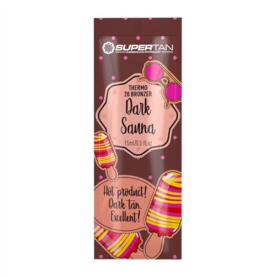 SuperTan Крем для солярия / Dark Sauna, 15 мл 4268