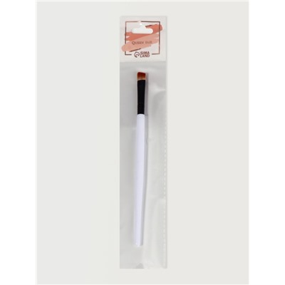 Кисть для макияжа, скошенная, 13.5 (± 1) см, белая