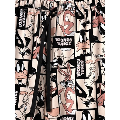 Комплект трикотажный для девочек: фуфайка (футболка), брюки