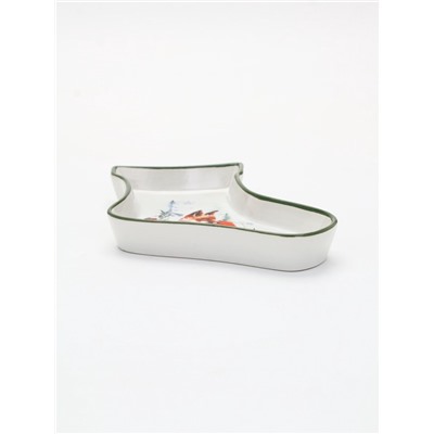 Блюдо новогоднее «Лисичка», 20×15.5×3 см, ручная работа