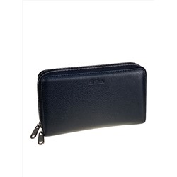 Клатч мужской из натуральной кожи, цвет черный