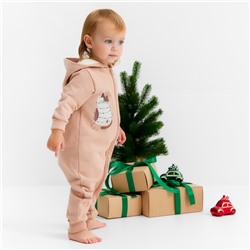 Комбинезон детский «Крошка Я. Новогодние игрушки», рост 86-92 см