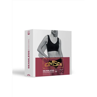 Omsa Топ OmD 1121S Cotton Майка "Toп" женская (кроп-топ на широких бретелях с вкладышами), CO