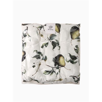 Подушка на стул «Этель. Груши», 42×42 см, белая