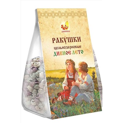 Макароны пшеничные "Ракушки" ц/з цветные с ламинарией 300г ЭКОПРОДУКТЫ, 1182604