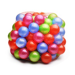 Шарики диам. 6 см (100 шт. в сетке)