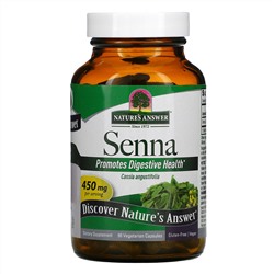 Nature's Answer, Senna, 450 mg, 90 Vegetarian Capsules